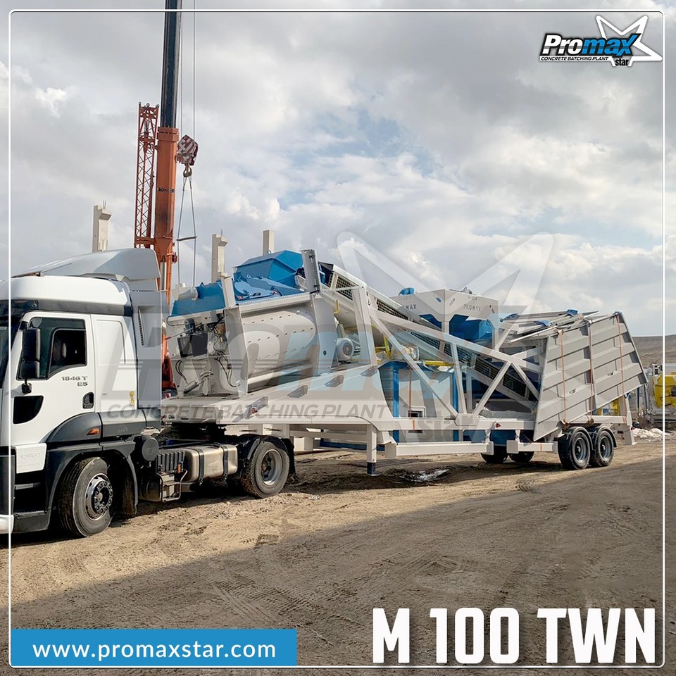 PROMAX MOBILE CONCRETE BATCHING PLANT M100-TWN (100m3/h) - آلة الخرسانة: صورة 5 PROMAX MOBILE CONCRETE BATCHING PLANT M100-TWN (100m3/h) - آلة الخرسانة: صورة 5