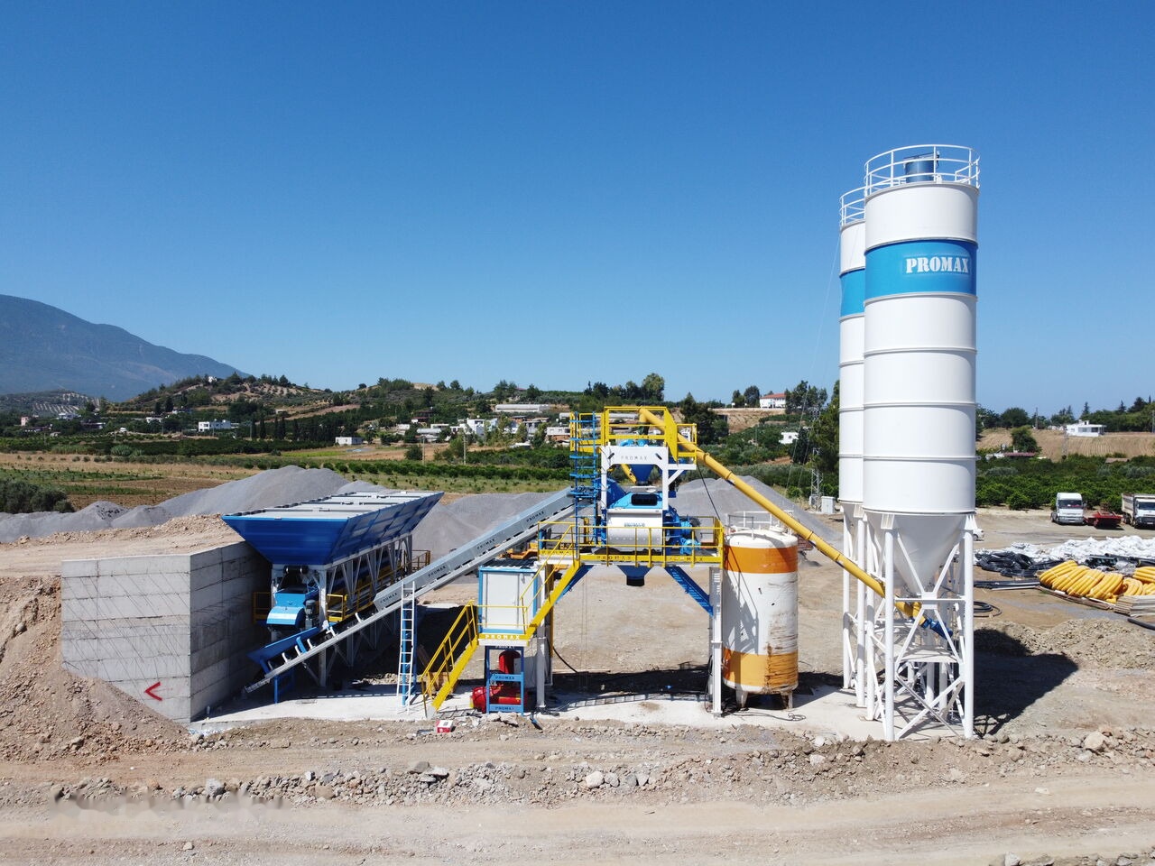 Promax Compact Concrete Batching Plant C100-TWN-LINE (100m3/h) - آلة الخرسانة: صورة 2 Promax Compact Concrete Batching Plant C100-TWN-LINE (100m3/h) - آلة الخرسانة: صورة 2