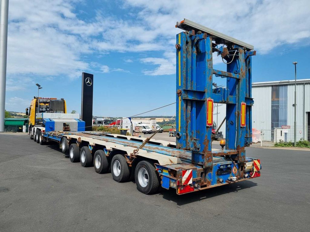 Goldhofer STZ-H6-57/80A Teleskop-Tieflader Waggontransport - نصف مقطورة بلودر منخفض: صورة 1 Goldhofer STZ-H6-57/80A Teleskop-Tieflader Waggontransport - نصف مقطورة بلودر منخفض: صورة 1