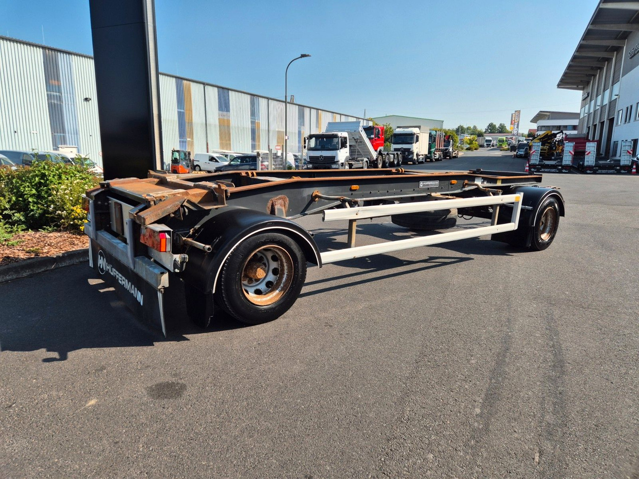 Hüffermann HSA 18.70 P BPW 14.582kg Nutzlast - مقطورة بهيكل معدني: صورة 4 Hüffermann HSA 18.70 P BPW 14.582kg Nutzlast - مقطورة بهيكل معدني: صورة 4