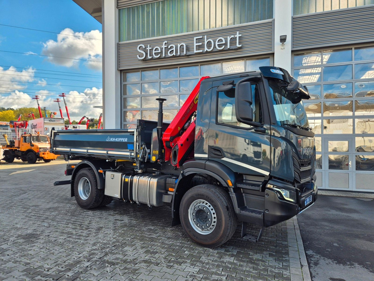 Iveco AD200X46/P HR OFF Palfinger PK 12.501 Funk AHK - شاحنة قلاب, شاحنة كرين: صورة 5 Iveco AD200X46/P HR OFF Palfinger PK 12.501 Funk AHK - شاحنة قلاب, شاحنة كرين: صورة 5