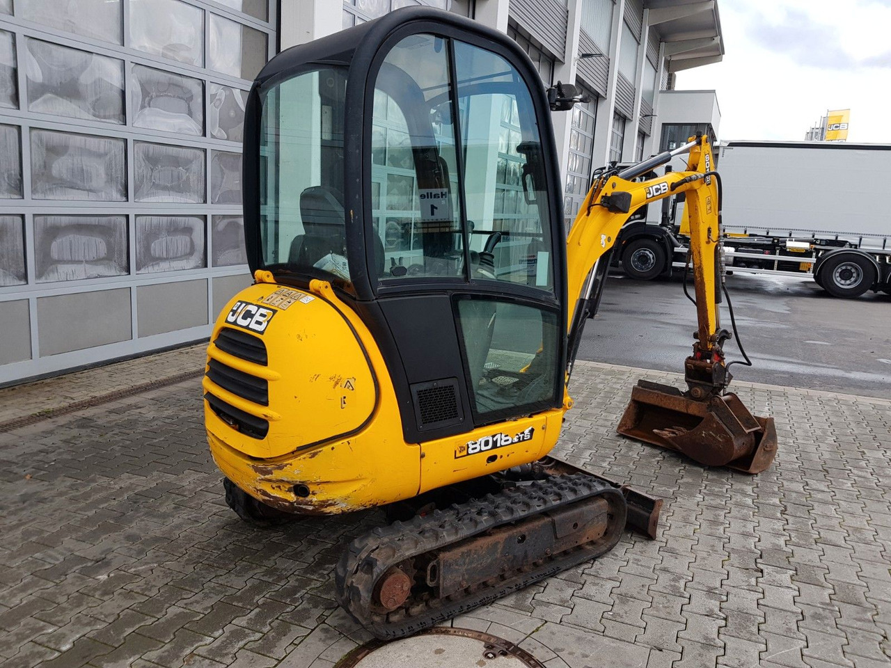 JCB 8018 / 3.420h / hydrl. Grabenräumer / Tieflöffel - حفار صغير: صورة 3 JCB 8018 / 3.420h / hydrl. Grabenräumer / Tieflöffel - حفار صغير: صورة 3