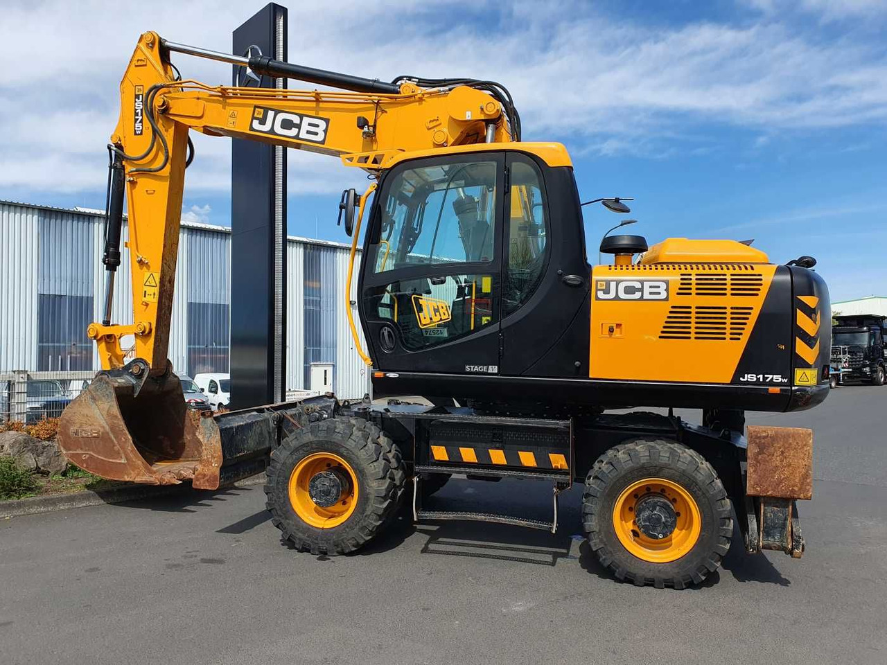 JCB JS 175 W / 2024 / nur 622h! / 1x Tieflöffel - حفار ذو عجلات: صورة 2 JCB JS 175 W / 2024 / nur 622h! / 1x Tieflöffel - حفار ذو عجلات: صورة 2