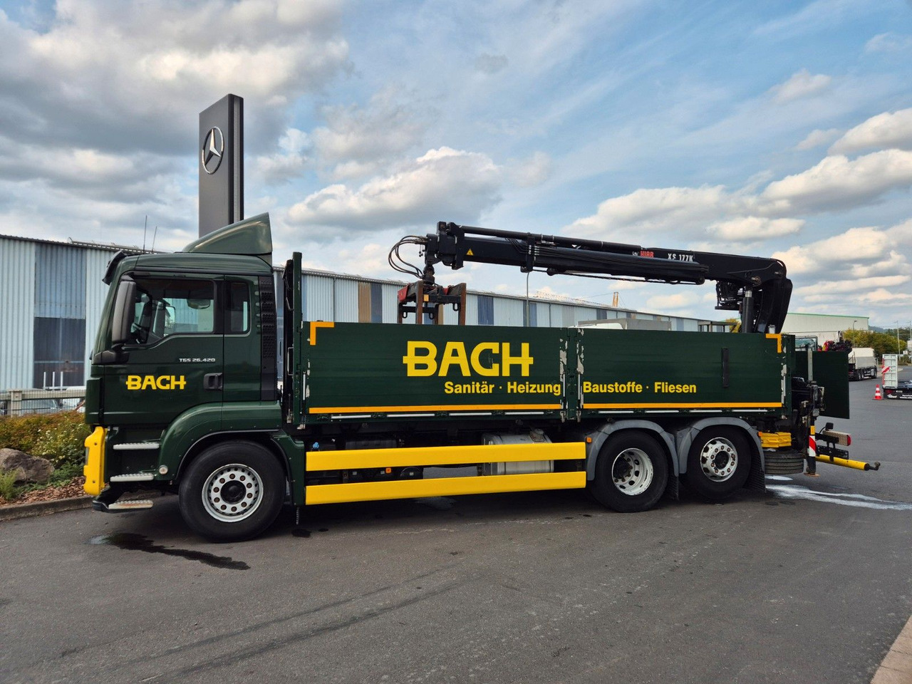 MAN TGS 26.420 6x2-4 LL Hiab 177K PRO 2 Stück - شاحنات مسطحة, شاحنة كرين: صورة 5 MAN TGS 26.420 6x2-4 LL Hiab 177K PRO 2 Stück - شاحنات مسطحة, شاحنة كرين: صورة 5