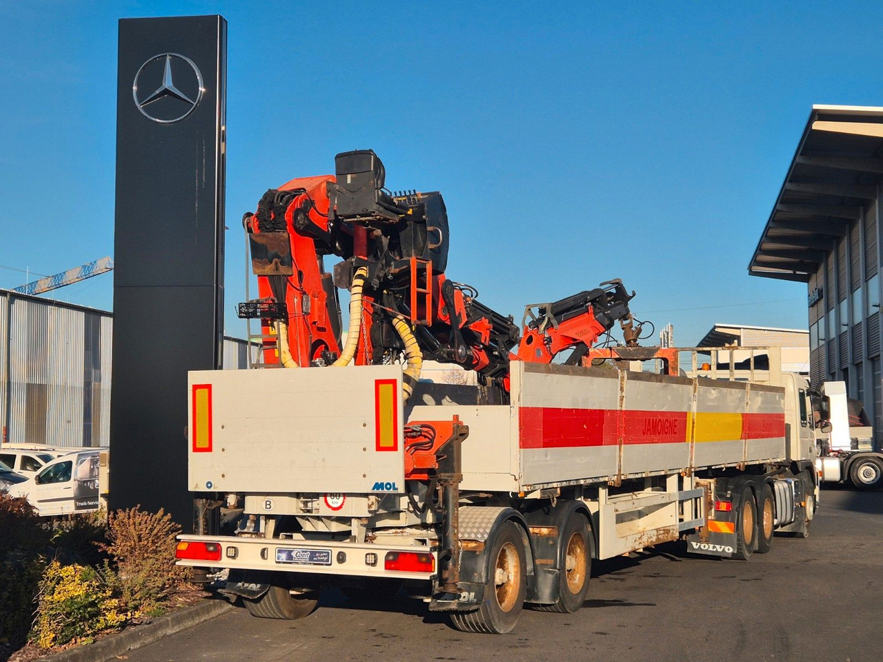 MOL CY NV 1214/20T/37 Palfinger PK44002 - نصف مقطورة مسطحة: صورة 5 MOL CY NV 1214/20T/37 Palfinger PK44002 - نصف مقطورة مسطحة: صورة 5