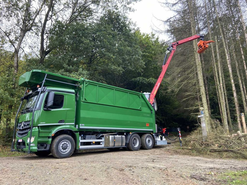 Mercedes-Benz Arocs 2751L HAD + Q170L (11,5m!) -EBERT-Fäll-LKW - شاحنة قطع الأشجار, شاحنة كرين: صورة 2 Mercedes-Benz Arocs 2751L HAD + Q170L (11,5m!) -EBERT-Fäll-LKW - شاحنة قطع الأشجار, شاحنة كرين: صورة 2