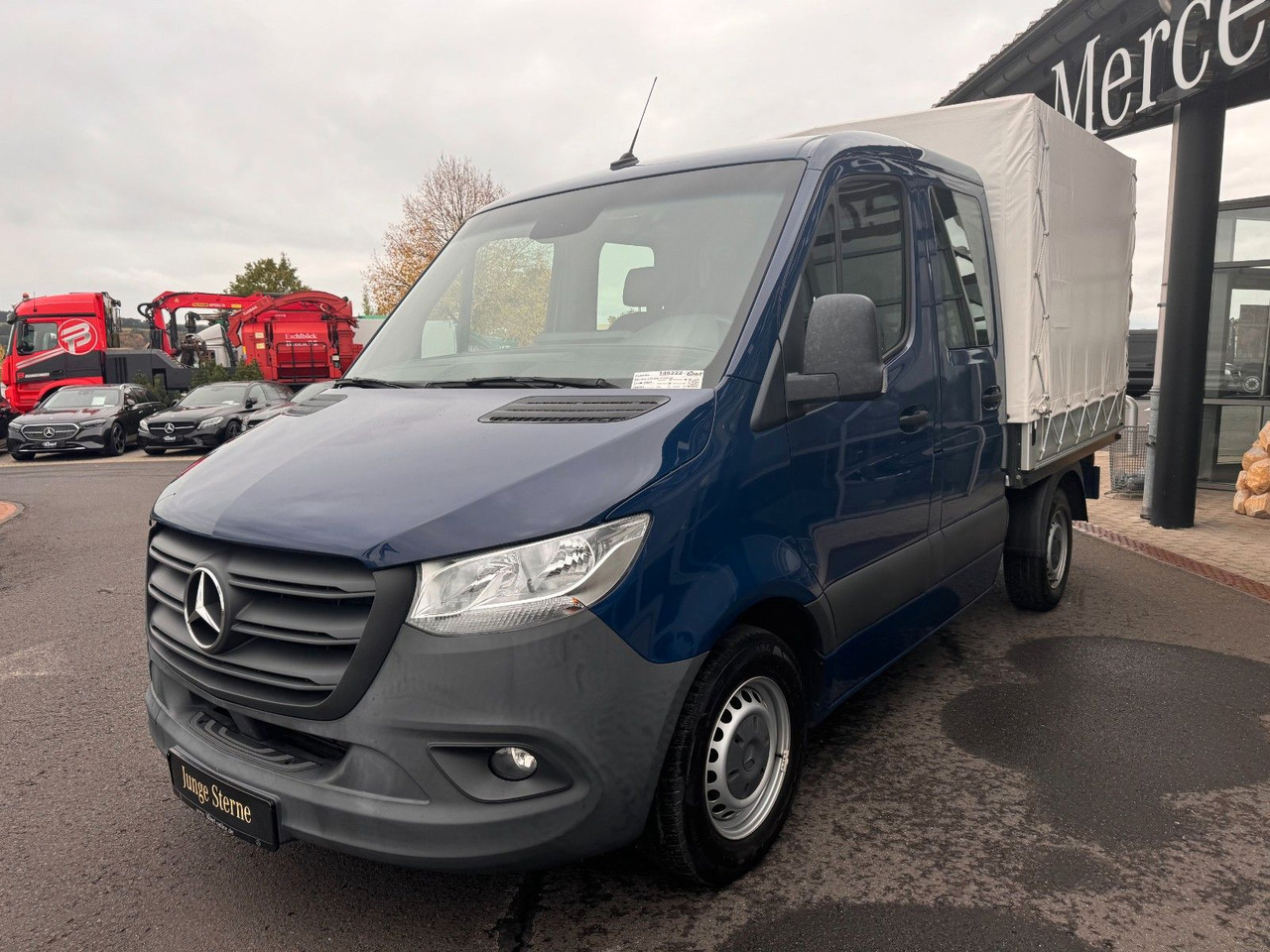 Mercedes-Benz Sprinter 215 CDI DoKa 9G Klima AHK SHZ - شاحنة مغلقة بستائر جانبية, الشاحنات الصغيرة كابينة مزدوجة: صورة 3 Mercedes-Benz Sprinter 215 CDI DoKa 9G Klima AHK SHZ - شاحنة مغلقة بستائر جانبية, الشاحنات الصغيرة كابينة مزدوجة: صورة 3