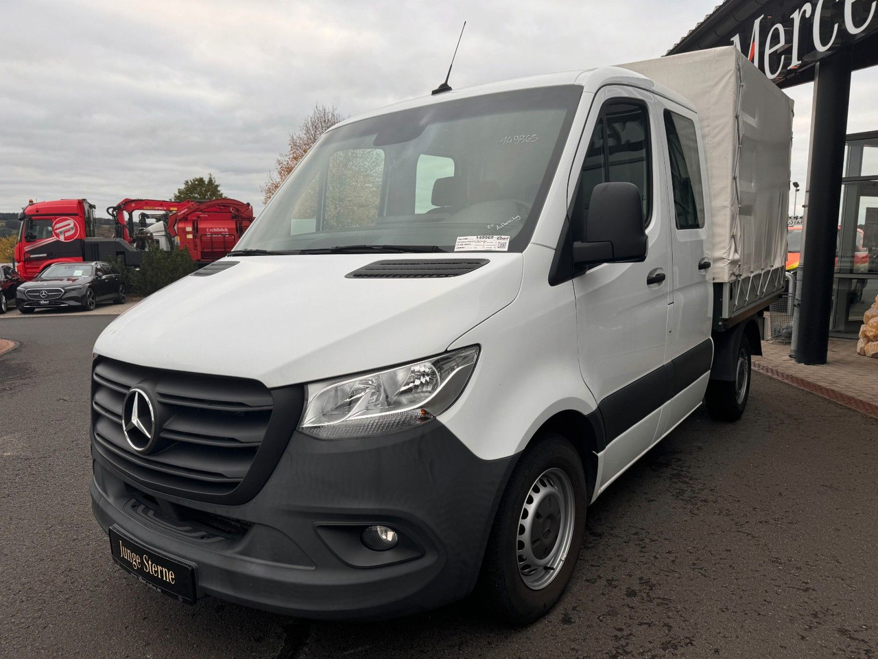 Mercedes-Benz Sprinter 215 CDI DoKa 9G Klima AHK SHZ - شاحنة توصيل مفتوحة, الشاحنات الصغيرة كابينة مزدوجة: صورة 3 Mercedes-Benz Sprinter 215 CDI DoKa 9G Klima AHK SHZ - شاحنة توصيل مفتوحة, الشاحنات الصغيرة كابينة مزدوجة: صورة 3