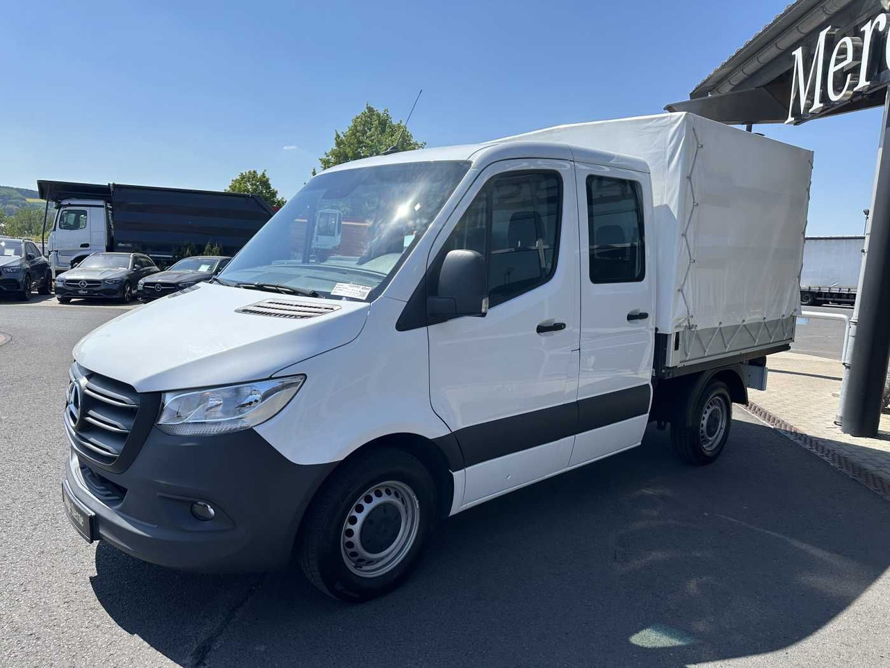 Mercedes-Benz Sprinter 215 CDI DoKa 9G Klima AHK Tempomat SHZ - شاحنة توصيل مفتوحة: صورة 3 Mercedes-Benz Sprinter 215 CDI DoKa 9G Klima AHK Tempomat SHZ - شاحنة توصيل مفتوحة: صورة 3