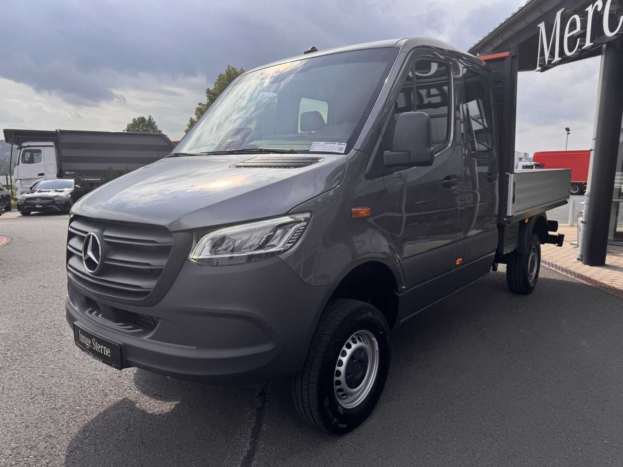 Mercedes-Benz Sprinter 319 CDI 4x4 DoKa AHK3,5 Klima Kamera - شاحنة توصيل مفتوحة, الشاحنات الصغيرة كابينة مزدوجة: صورة 3 Mercedes-Benz Sprinter 319 CDI 4x4 DoKa AHK3,5 Klima Kamera - شاحنة توصيل مفتوحة, الشاحنات الصغيرة كابينة مزدوجة: صورة 3