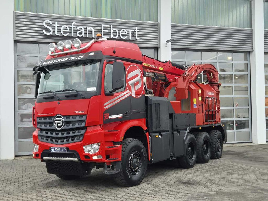 Mercedes-Benz TUROX 8x8 Eschlböck Biber 92 Holzhacker / 1.512h - شاحنة: صورة 1 Mercedes-Benz TUROX 8x8 Eschlböck Biber 92 Holzhacker / 1.512h - شاحنة: صورة 1