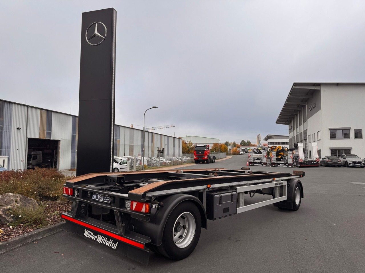 Müller-Mitteltal RA-T 18,0 Containerfahrgestell - مقطورة بهيكل معدني: صورة 1 Müller-Mitteltal RA-T 18,0 Containerfahrgestell - مقطورة بهيكل معدني: صورة 1