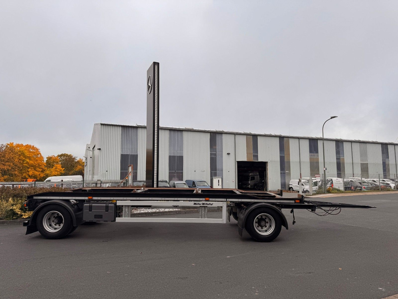 Müller-Mitteltal RA-T 18,0 Containerfahrgestell - مقطورة بهيكل معدني: صورة 4 Müller-Mitteltal RA-T 18,0 Containerfahrgestell - مقطورة بهيكل معدني: صورة 4