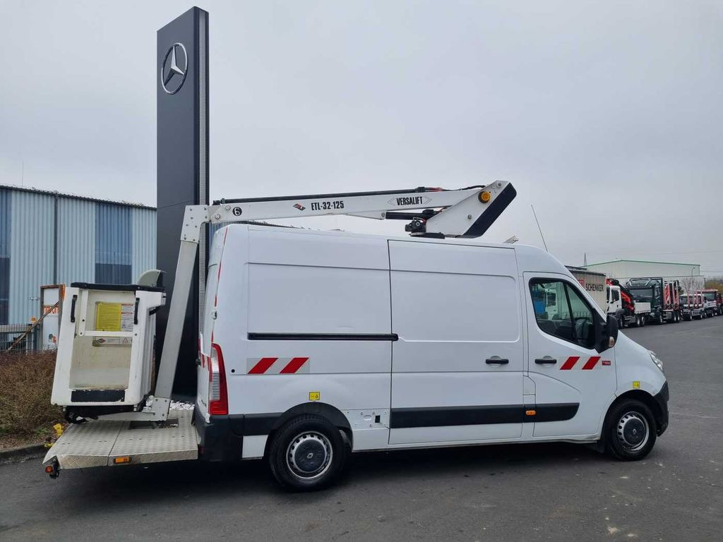منصة محمولة مثبتة على الشاحنة, شاحنة توصيل مغلقة Renault Master 2.3 dCi / VERSALIFT ETL-32, 12,5m: صورة 6