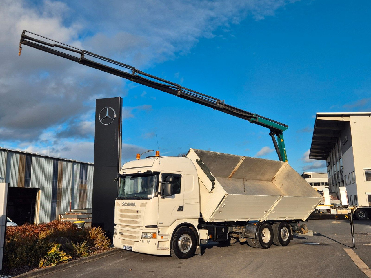 Scania G490 LB6x2*4HNB Palfinger PK 18002-EH D Funk AHK - شاحنة قلاب, شاحنة كرين: صورة 1 Scania G490 LB6x2*4HNB Palfinger PK 18002-EH D Funk AHK - شاحنة قلاب, شاحنة كرين: صورة 1