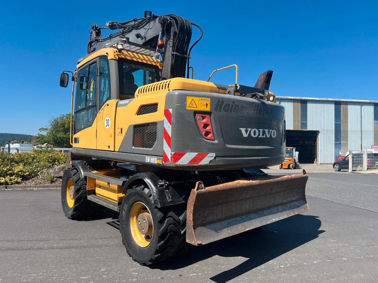 Volvo EW160D / 2014 / 1xTieflöffel / Forstschutzgitter - حفار ذو عجلات: صورة 4 Volvo EW160D / 2014 / 1xTieflöffel / Forstschutzgitter - حفار ذو عجلات: صورة 4