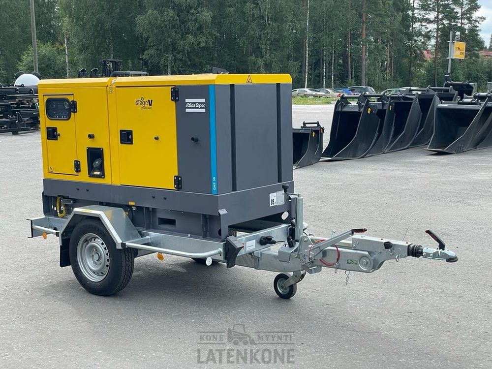 Atlas Copco QAS 30 50 Hz Generaattori StageV vetovarustuksella - مجموعة المولد: صورة 3 Atlas Copco QAS 30 50 Hz Generaattori StageV vetovarustuksella - مجموعة المولد: صورة 3