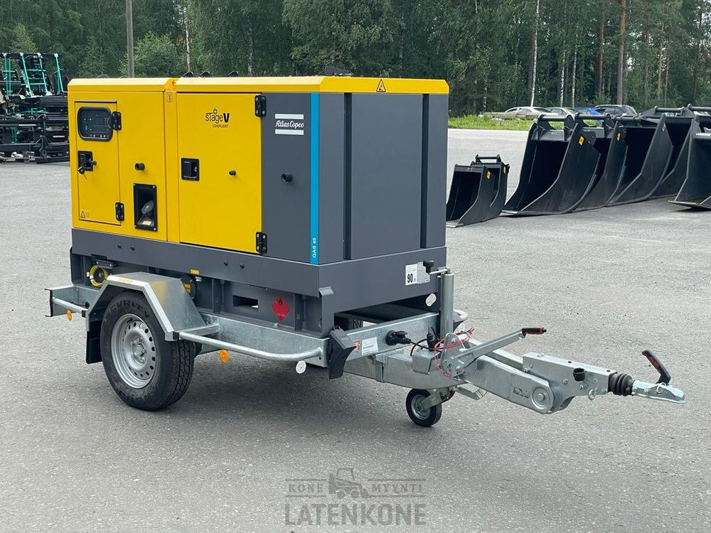 Atlas Copco QAS 45 50 Hz Generaattori StageV vetovarustuksella - مجموعة المولد: صورة 3 Atlas Copco QAS 45 50 Hz Generaattori StageV vetovarustuksella - مجموعة المولد: صورة 3