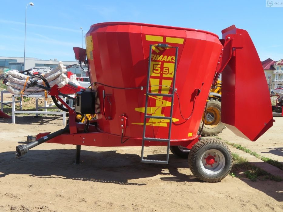 Fimaks Vertical Mixer feeder 5,5 m3 - عربة خلط الأعلاف: صورة 1 Fimaks Vertical Mixer feeder 5,5 m3 - عربة خلط الأعلاف: صورة 1