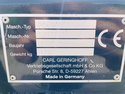 Geringhoff PCA 600 - حصادة ذرة: صورة 3 Geringhoff PCA 600 - حصادة ذرة: صورة 3