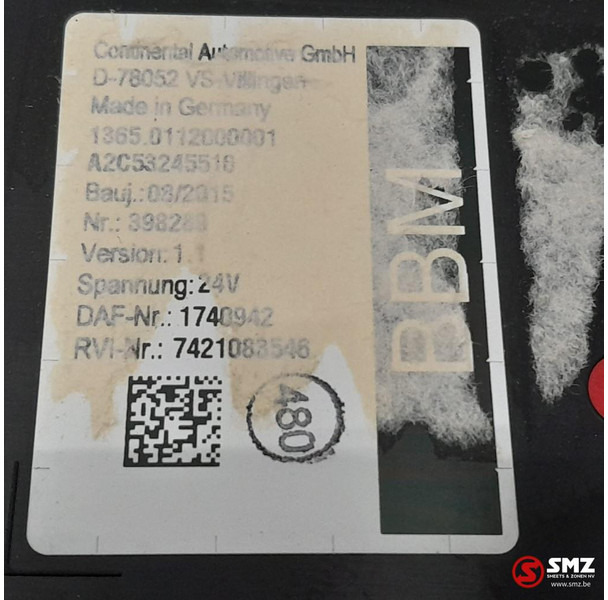 DAF Occ ECU BBM regeleenheid DAF - وحدة إي سي يو - شاحنة: صورة 5 DAF Occ ECU BBM regeleenheid DAF - وحدة إي سي يو - شاحنة: صورة 5