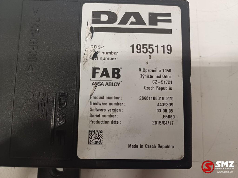DAF Occ ECU CDS4 FAB besturingseenheid DAF - وحدة إي سي يو - شاحنة: صورة 4 DAF Occ ECU CDS4 FAB besturingseenheid DAF - وحدة إي سي يو - شاحنة: صورة 4
