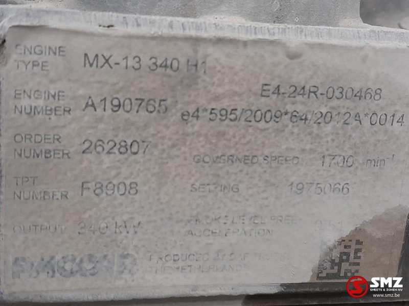 DAF Occ Motor DAF XF106 EURO 6 MX13 340 - محرك - شاحنة: صورة 5 DAF Occ Motor DAF XF106 EURO 6 MX13 340 - محرك - شاحنة: صورة 5