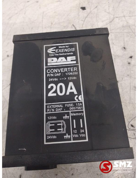 DAF Occ omvormer 24V-12V 20A DAF - النظام الكهربائي - شاحنة: صورة 2 DAF Occ omvormer 24V-12V 20A DAF - النظام الكهربائي - شاحنة: صورة 2