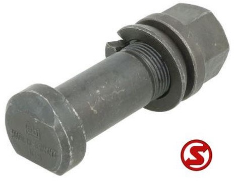 Diversen Wielbout M22x1.5 91mm + moer - مسامير عجلات - شاحنة: صورة 1 Diversen Wielbout M22x1.5 91mm + moer - مسامير عجلات - شاحنة: صورة 1