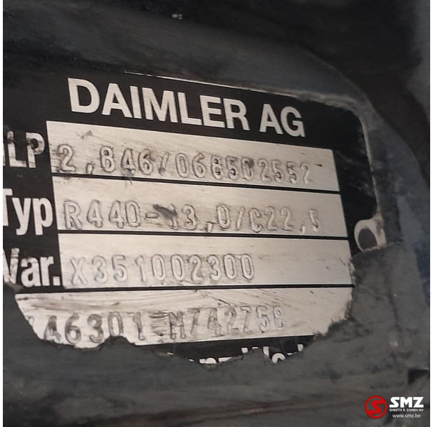 Mercedes-Benz Occ differentiëel R440-13,0/C22,5 i=2,846 Mercedes - ترس تفاضلي - شاحنة: صورة 5 Mercedes-Benz Occ differentiëel R440-13,0/C22,5 i=2,846 Mercedes - ترس تفاضلي - شاحنة: صورة 5