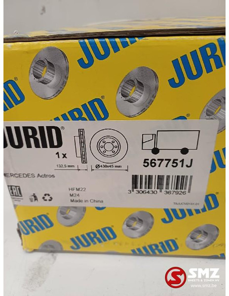 Mercedes-Benz Remschijf Mercedes - أقراص المكابح - شاحنة: صورة 4 Mercedes-Benz Remschijf Mercedes - أقراص المكابح - شاحنة: صورة 4