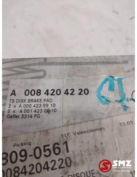 Mercedes-Benz Set remblokken mercedes sprinter w909 a0084204220 - حشوات المكابح - شاحنة: صورة 2 Mercedes-Benz Set remblokken mercedes sprinter w909 a0084204220 - حشوات المكابح - شاحنة: صورة 2