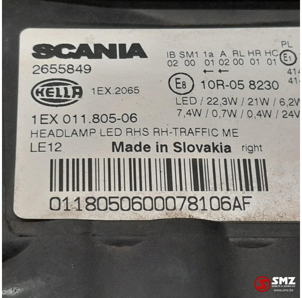 Scania Occ koplamp rechts Scania - المصابيح الأمامية - شاحنة: صورة 3 Scania Occ koplamp rechts Scania - المصابيح الأمامية - شاحنة: صورة 3