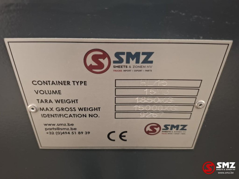 Smz Afzetcontainer SMZ 15m³ - 6000x2300x1100mm 4/3mm - رافعة خطافية/ نظام اللودر الانزلاقي: صورة 2 Smz Afzetcontainer SMZ 15m³ - 6000x2300x1100mm 4/3mm - رافعة خطافية/ نظام اللودر الانزلاقي: صورة 2
