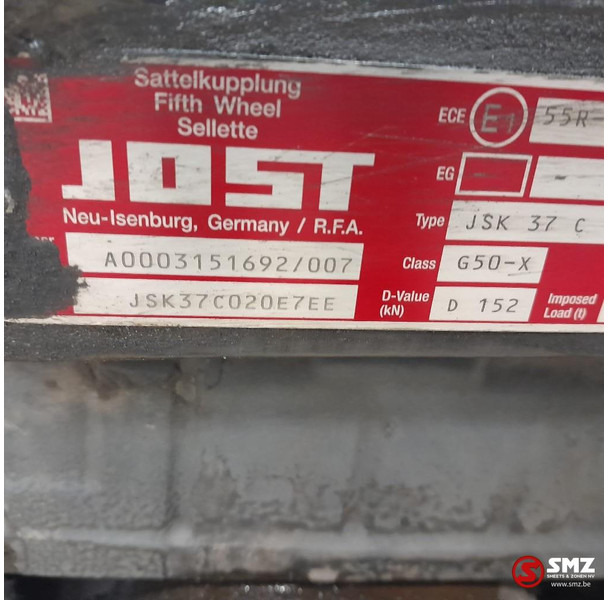 Jost Occ koppelschotel JSK37C + montageplaat Jost - قارنة سرجية - شاحنة: صورة 5 Jost Occ koppelschotel JSK37C + montageplaat Jost - قارنة سرجية - شاحنة: صورة 5