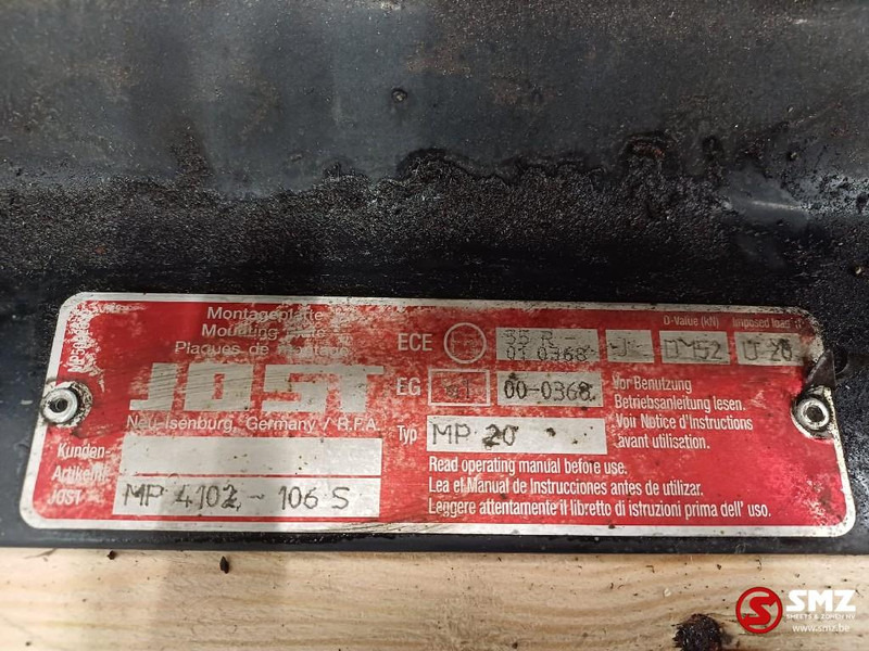 Jost Occ koppelschotel + montageplaat JSK42K JOST - قارنة سرجية - شاحنة: صورة 5 Jost Occ koppelschotel + montageplaat JSK42K JOST - قارنة سرجية - شاحنة: صورة 5