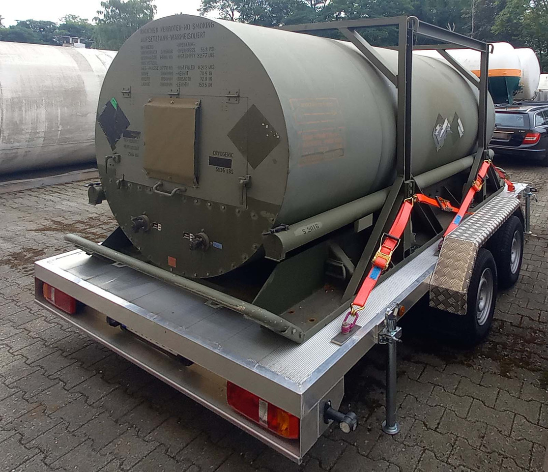 CRYOBASE Gas tank cryogenic trailer used for nitrogen, oxygen, argon - مقطورة صهريج: صورة 4 CRYOBASE Gas tank cryogenic trailer used for nitrogen, oxygen, argon - مقطورة صهريج: صورة 4