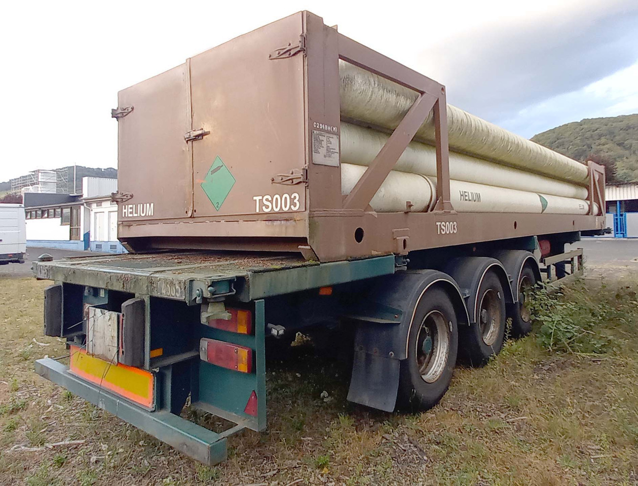 FRUEHAUF Gas tank tube semi-trailer used for compressed helium, hydrogen, Wasserstoff - نصف مقطورة صهريج: صورة 3 FRUEHAUF Gas tank tube semi-trailer used for compressed helium, hydrogen, Wasserstoff - نصف مقطورة صهريج: صورة 3