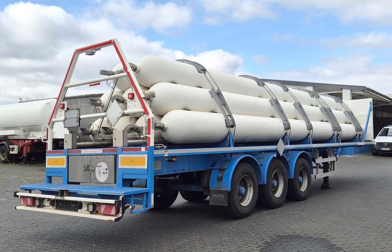 MAFA Gas tank tube semi-trailer used for compressed helium, hydrogen, Wasserstoff,  methane, CNG - نصف مقطورة صهريج: صورة 3 MAFA Gas tank tube semi-trailer used for compressed helium, hydrogen, Wasserstoff,  methane, CNG - نصف مقطورة صهريج: صورة 3