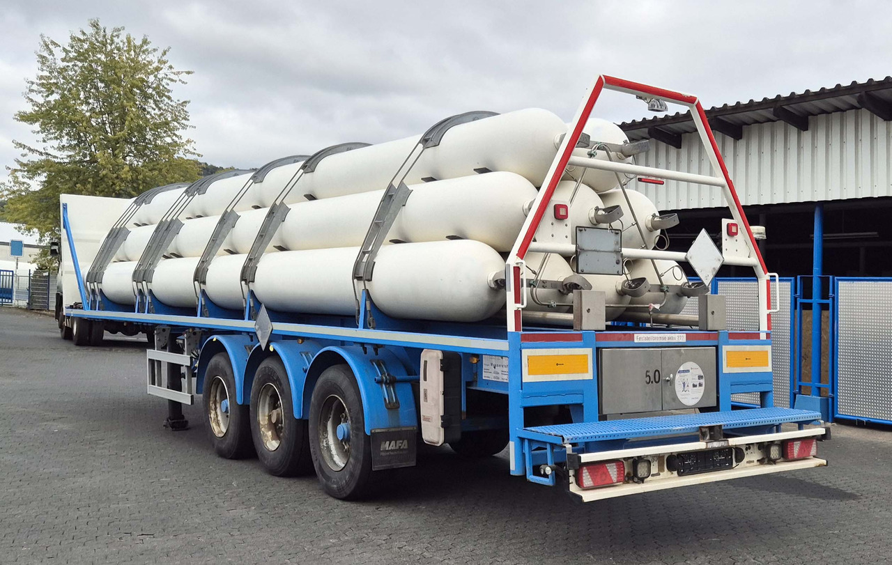MAFA Gas tank tube semi-trailer used for compressed helium, hydrogen, Wasserstoff,  methane, CNG - نصف مقطورة صهريج: صورة 4 MAFA Gas tank tube semi-trailer used for compressed helium, hydrogen, Wasserstoff,  methane, CNG - نصف مقطورة صهريج: صورة 4