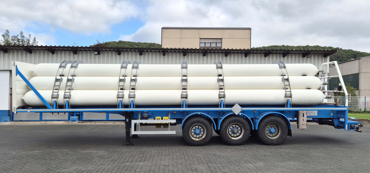 نصف مقطورة صهريج MAFA Gas tank tube semi-trailer used for compressed helium, hydrogen, Wasserstoff,  methane, CNG: صورة 6 نصف مقطورة صهريج MAFA Gas tank tube semi-trailer used for compressed helium, hydrogen, Wasserstoff,  methane, CNG: صورة 6