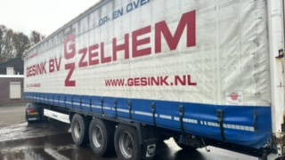 Krone Zijborden BPW trommel - نصف مقطورة بستائر جانبية: صورة 2 Krone Zijborden BPW trommel - نصف مقطورة بستائر جانبية: صورة 2