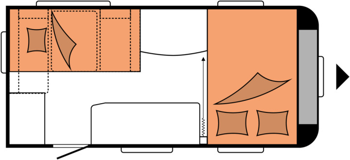 DE LUXE 440 SF - كرفان سحب: صورة 2 DE LUXE 440 SF - كرفان سحب: صورة 2