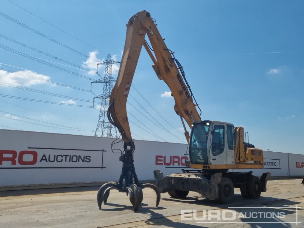 2010 Liebherr A904C HD Litronic - حفار ذو عجلات: صورة 1 2010 Liebherr A904C HD Litronic - حفار ذو عجلات: صورة 1