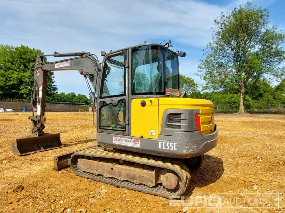 2010 Volvo EC55C - حفار صغير: صورة 4 2010 Volvo EC55C - حفار صغير: صورة 4