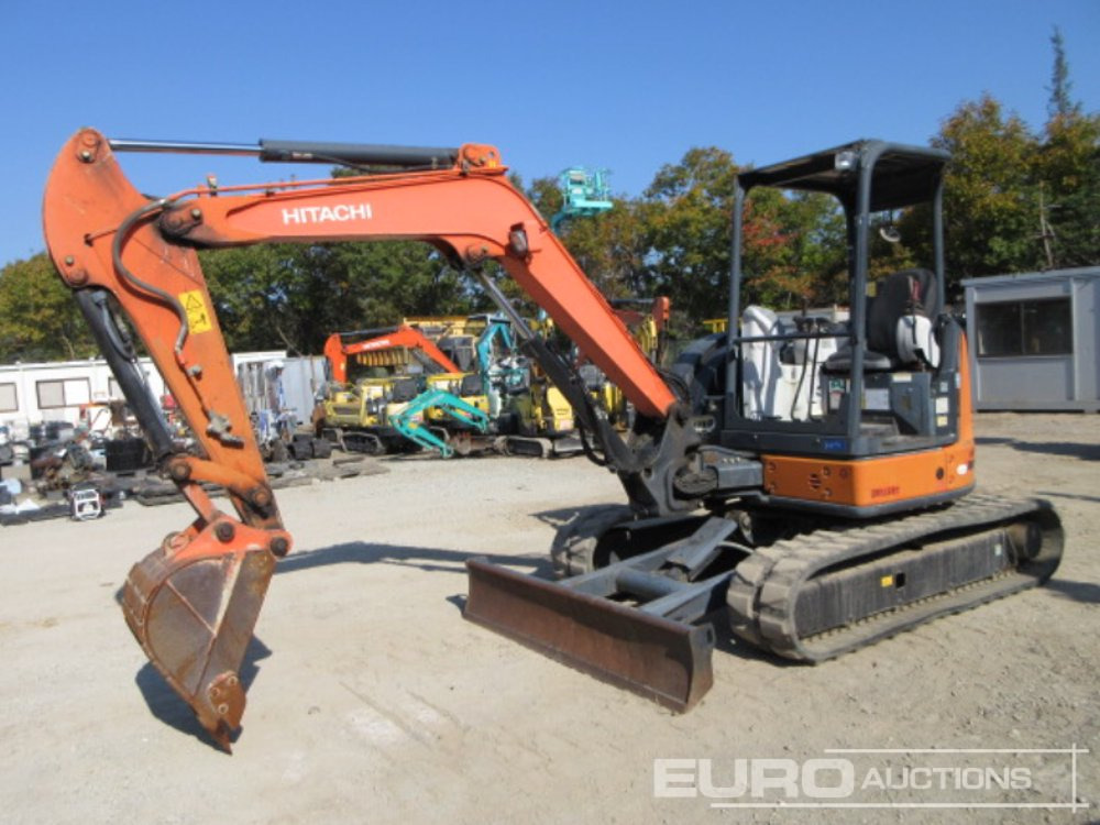 2013 Hitachi ZX40U-5A Rubber Tracks, Blade, Offset, Piped - حفار صغير: صورة 1 2013 Hitachi ZX40U-5A Rubber Tracks, Blade, Offset, Piped - حفار صغير: صورة 1