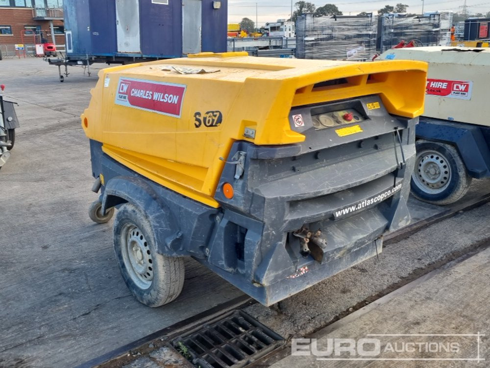 2014 Atlas Copco XAS67 - ضاغط هوائي: صورة 3 2014 Atlas Copco XAS67 - ضاغط هوائي: صورة 3