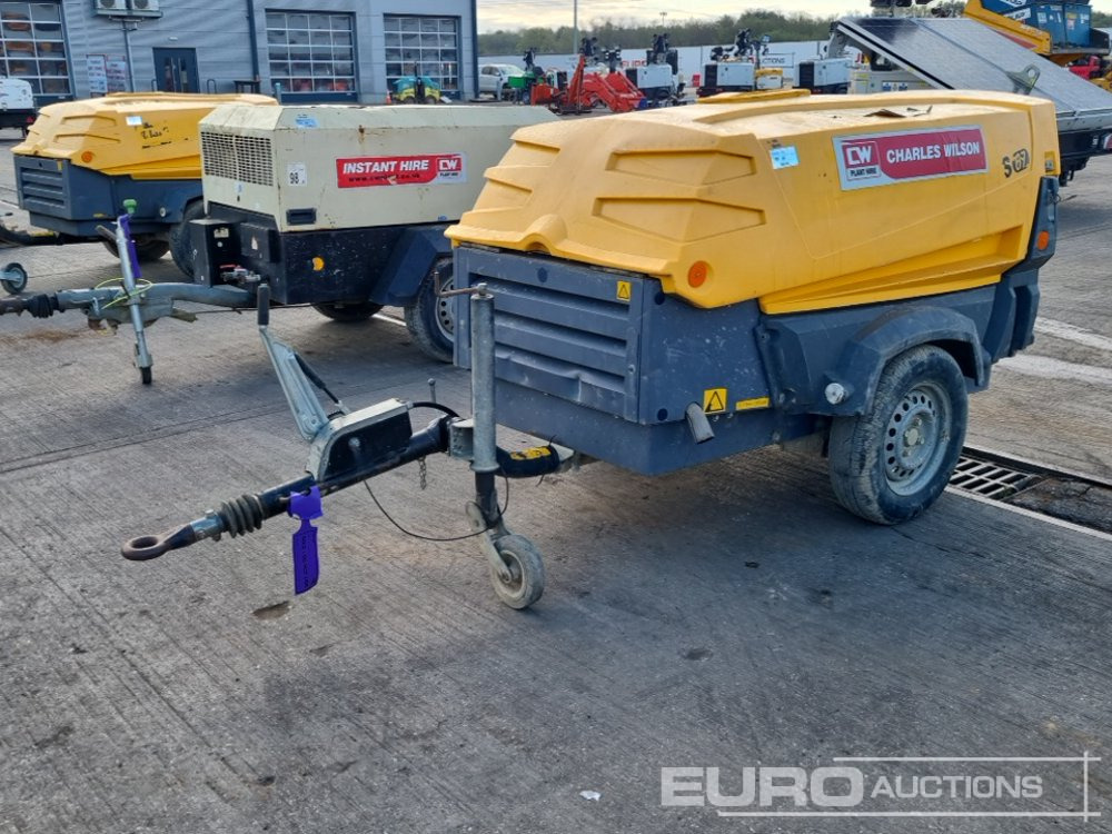 2014 Atlas Copco XAS67 - ضاغط هوائي: صورة 1 2014 Atlas Copco XAS67 - ضاغط هوائي: صورة 1