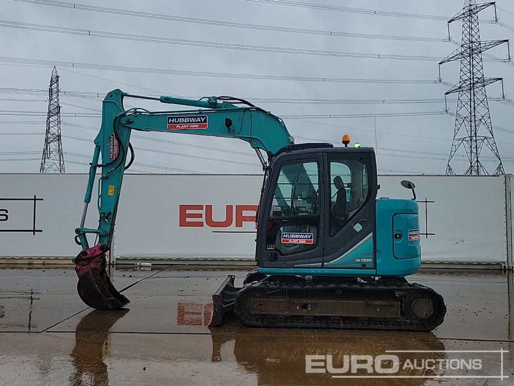 2014 Kobelco SK75SR-3E - حفار صغير: صورة 2 2014 Kobelco SK75SR-3E - حفار صغير: صورة 2