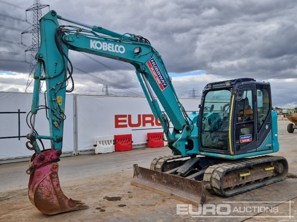 2014 Kobelco SK85MSR-3E - حفار صغير: صورة 1 2014 Kobelco SK85MSR-3E - حفار صغير: صورة 1
